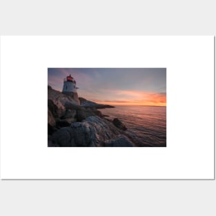 Rhode Island Lighthouse Posters and Art